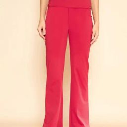 Color Capital Red Fitted Sports Tights-image-76
