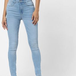 ONLY Women Blue Skinny Fit High-Rise Jeans-picture-5