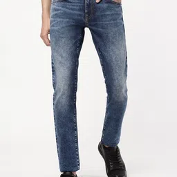 Passion Men Mid-Rise Slim Fit Heavy Fade Stretchable Jeans-image-99