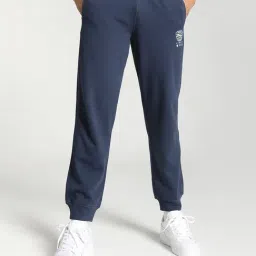Puma Better Sportswear Blue Cotton Regular Fit Sports Joggers-image-48