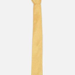 Van Heusen Yellow Polyester Embroidered Tie-picture-10