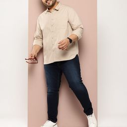 Sztori Men Plus Size Pure Cotton Casual Shirt-image-37