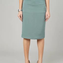 FITHUB Mint Green Above Knee Skirt-image-127