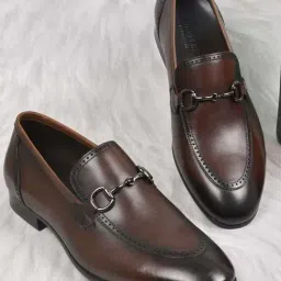 Cobblerz Men's Brown Formal Loafers-picture-18