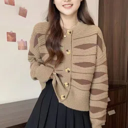 StyleCast Women Printed Woollen Cardigan-picture-49