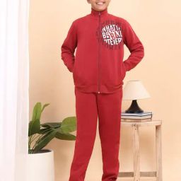 Sweet Dreams Boy Red Track Suit-image-29