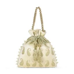 Lavie Gold Embroidery Potli-picture-42
