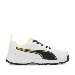 Puma Men's High Run White Cricket Shoes-image-51