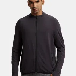 Jockey SP17 Men's Soft Touch Microfiber Elastane Stretch Thumbhole Jacket with Stay Dry Treatment-picture-42