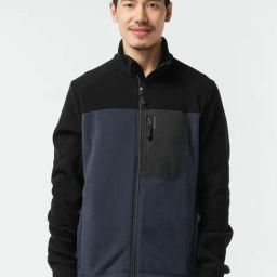 Solognac by Decathlon Black Slim Fit Colour Block Sports Jacket-image-24