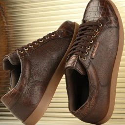Carlo Romano Men's Tan Casual Sneakers-image-29