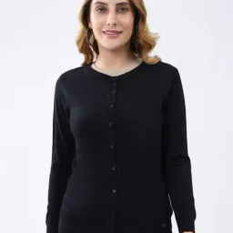 Monte Carlo Black Solid Cardigan-picture-30