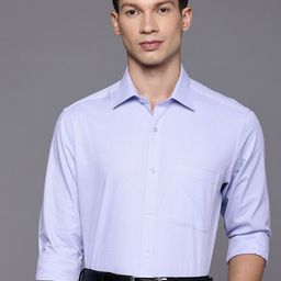 Raymond Pure Cotton Self Design Slim Fit Formal Shirt-picture-24
