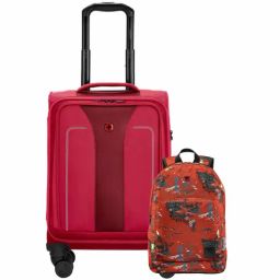 Wenger Fantic Multicolor Striped Trolley Bag with Backpack Combo - 55 cm-image-6
