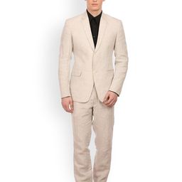 Wintage Beige Formal Suit-image-58