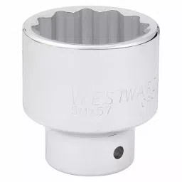 Westward Steel Socket Chrome Finish 46 mm Socket Size, 5MX57-31