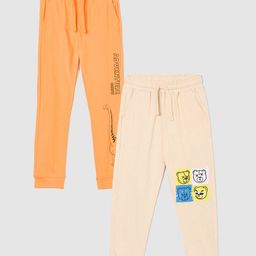 Fame Forever by Lifestyle Boys Pack of 2 Printed Joggers-image-59