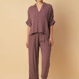 Chemistry Women Printed Night suit-46