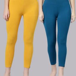 TWIN BIRDS Women Pack Of 2 High Ankle Leggings-image-82