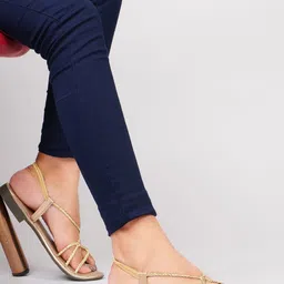 TRYME Women Ethnic Open Toe Flats-image-7