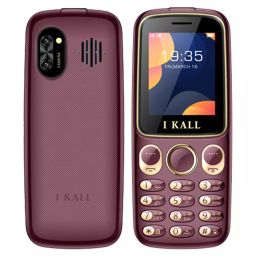 I Kall K221.8 inch Display 1000 mAh Battery Dual Sim 2 G Brown Feature Phone-image-36