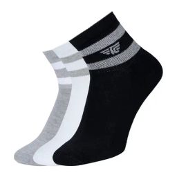 Red Tape Multicolor Ankle Length Socks - Set of 3-image-21