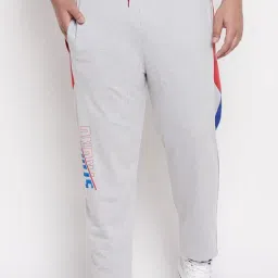 Bigbanana Grey Regular Fit Printed Trackpants-image-34