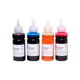 Dubaria Refill Ink For Use In Epson L380 Multi-Function Printer + Tri Color Combo Pack Ink Cartridge-image-2
