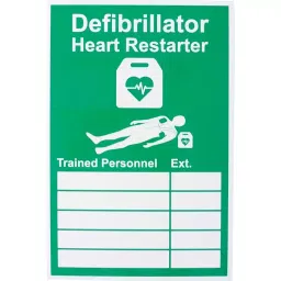 RS PRO Rigid Plastic AED Sign, H200 mm W300mm Model No 1811503-image-10