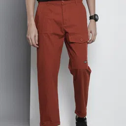 The Indian Garage Co Relaxed Regular Fit Chinos Trousers-picture-20