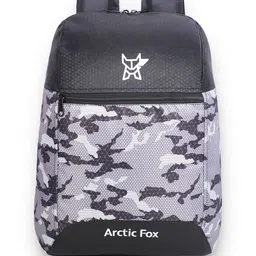 Arctic Fox Unisex Brand Logo Backpack with Compression Straps-47