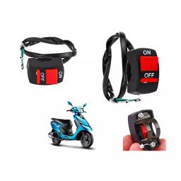 Auto Pearl Bike Fog Lamp Switch, Fog Light Switch, Handle Bar Switch for TVS Scooty Streak-22