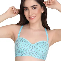 Liigne Geometric Printed Half Coverage Lightly Padded Bra with All Day Comfort-picture-9