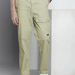 The Indian Garage Co Relaxed Regular Fit Chinos Trousers-picture-29