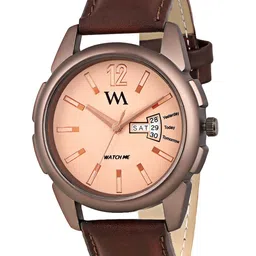WM Men Brown Analogue Leather Watch DDWM-031-picture-7