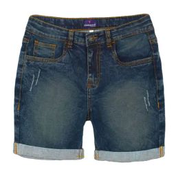 Kiddopanti Kids Medium Blue Solid Shorts-picture-49