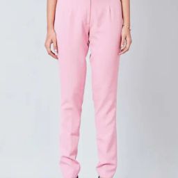 First Resort By Ramola Bachchan Pink Slim Fit Pants-image-92