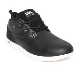 BRITISH KNIGHTS Men Black Solid Derbys-image-54