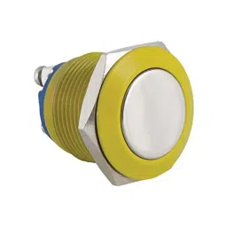 RS PRO Push Button Switch Momentary Panel Mount 19 mm Cutout, 9143566-35