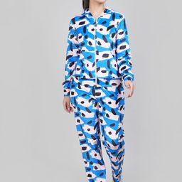 She N She Women Printed Top & Pyjamas Night suit-image-26