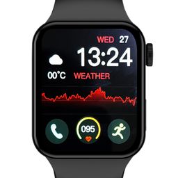 I Kall W1 Smart Watch With 1.82 Inch Display - Black-19