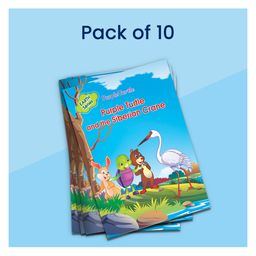 purple turtle Purple And The Siberian Crane Story Books Pack of 10 - English-picture-32