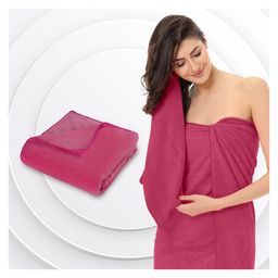 Sassoon Caldezonia 450 GSM Microfiber Bath Towel - Pink-image-60