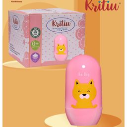 Kritiu 4 in 1 Baby Nail Clipper kit with Cute Case Nail Clipper Scissors Tweezers & Baby Nail File Set for Kids Grooming Kit - Dog pink-image-66