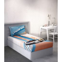 D Décor Single Bedsheet Lb34-electric Blue Blue-image-93