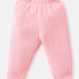 Babyhug Full Length Thermal Bottom Wear Solid - Pink-image-48