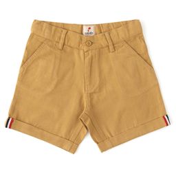 JusCubs Cotton Solid Shorts - Light Brown-image-7