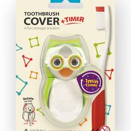 Flipper Toothbrush Cover Owl - Light Green-image-9