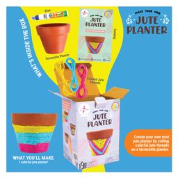 Kalakaram Terracotta Jute Planter Mini Kit - Multicolor-16