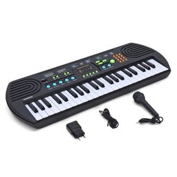 KiddyBuddy CANTO 44 Keys Piano HL-500 With Recording & Mic Toy - Black-image-39